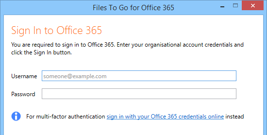 Files To Go Screenshot