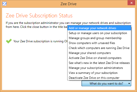 Zee Drive Screenshot