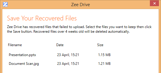 Zee Drive Screenshot