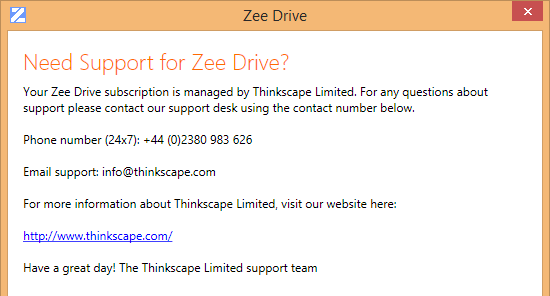 Zee Drive Screenshot