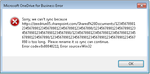 Sync Error